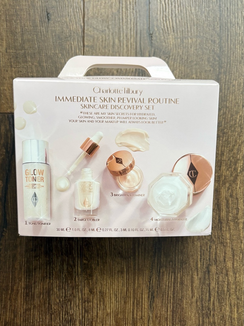 Charlotte Tilbury Immediate Skin Revival Routine Skincare Discovery Set